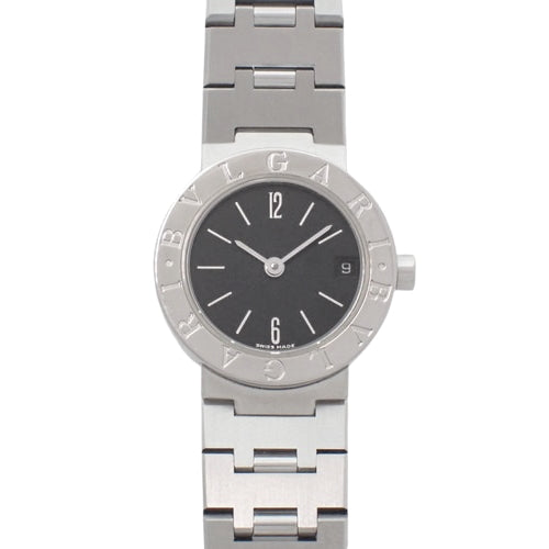Bvlgari Bvlgari BB23SSD Stainless Steel SS Quartz Black Silver
