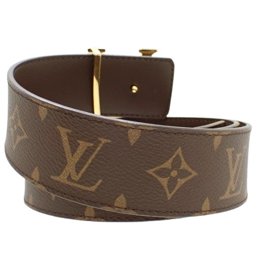 モノグラム サンチュール・LV イニシャル 40MM リバーシブル アパレル ファッション小物 85/34 モノグラムキャンバス レザー M0323