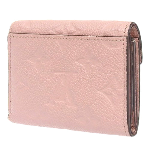 Monogram Empreinte Portefeuille Zoe Tri-fold Mini Wallet in Monogram Empreinte Rose Poudre, M62936