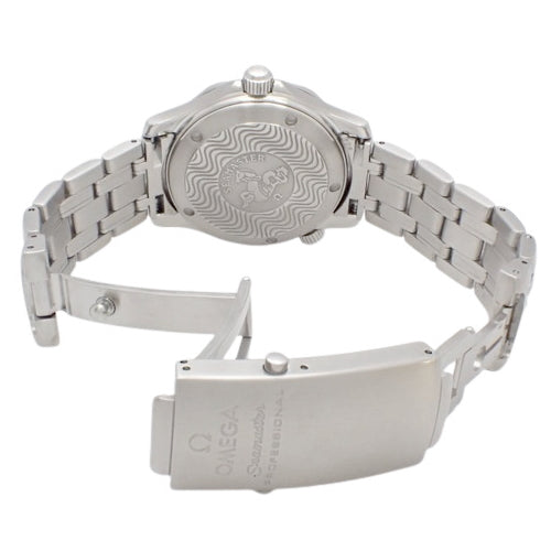 Seamaster 300m 2562.80 Stainless Steel SS Quartz Navy Silver