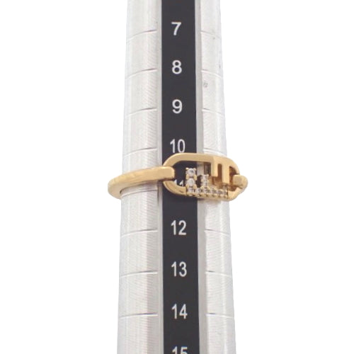 オーロック リング 8AH323A44GF089U(2024年5月現在現行品) メタル(ＧＰ) ラインストーン ジュエリー アクセサリー 11(51)号