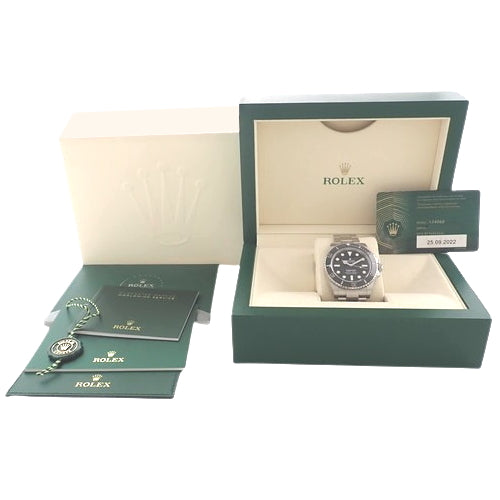 [2022 Warranty] 124060 Submariner Stainless Steel SS Random Number Automatic Purchased in September 2022 Black Silver