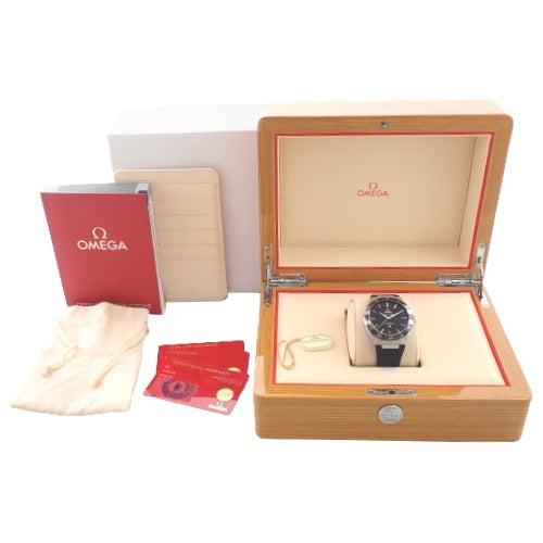 [Warranty included] Constellation 41mm 131.33.41.21.01.001 Stainless Steel/Rubber Automatic Black