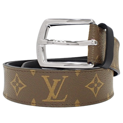 Monogram Macassar Santur Landscape Belt, 95/38 Monogram Canvas and Leather, M9084