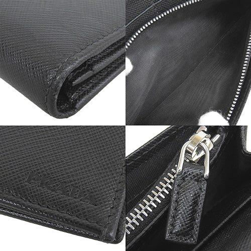 文件夹、双折钱包、长钱包、小物件、Saffiano 皮革、NERO、2MV836
