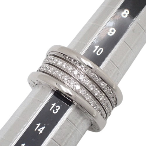 B-zero1 B-zero1 Full Diamond Diamond 18K White Gold WG Accessory Jewelry B-zero1 Size 12 (52)