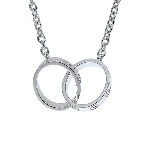 LOVE Necklace, White Gold (K18WG), Accessory, Jewelry, Baby Love