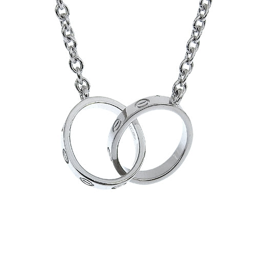 LOVE Necklace, White Gold (K18WG), Accessory, Jewelry, Baby Love