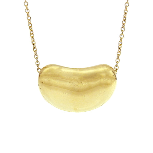 Bean Design Pendant, Yellow Gold (K18YG), Accessory, Jewelry, Bean Motif