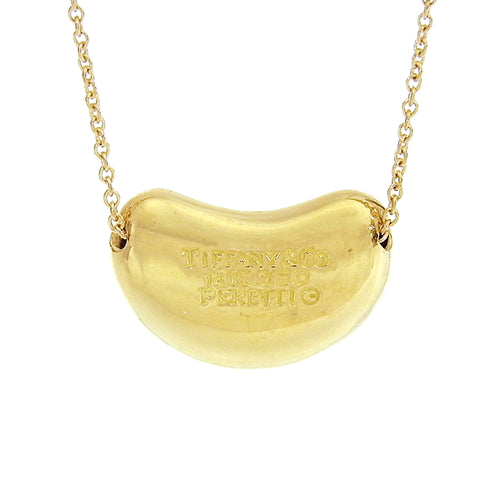 Bean Design Pendant, Yellow Gold (K18YG), Accessory, Jewelry, Bean Motif