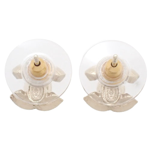 Coco Mark Rhinestone Earrings Metal (GP) Accessories Jewelry