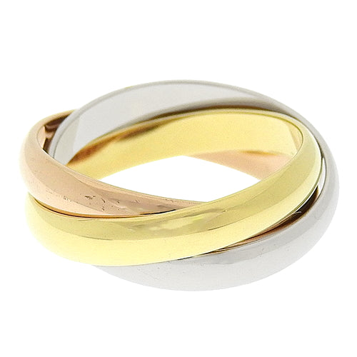 Classic Trinity Ring, White Gold (K18WG), Pink Gold (K18PG), Yellow Gold (K18YG), Accessory, Jewelry, 3-band, Triple Ring