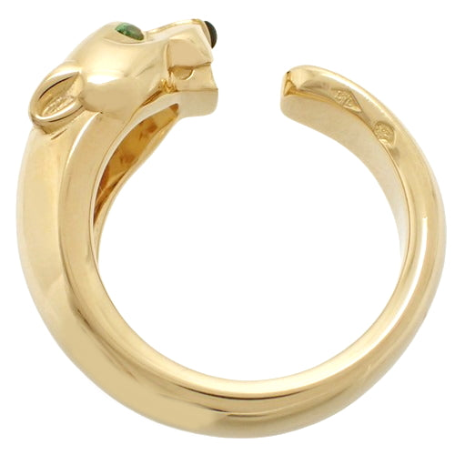 パンテール ドゥ カルティエ リング ツァボライトガーネット/オニキス イエローゴールド K18YG アクセサリー ジュエリー 豹モチーフ ヒョウ