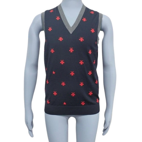 Bee Knit Vest, Size S, Apparel, Fashion, Clothing, Bee, Star