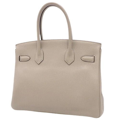 Birkin 30 Togo, Palladium hardware, Gris Asphalte, Silver hardware, A stamp.