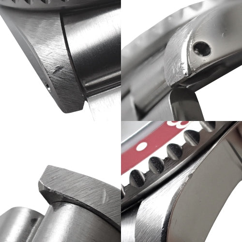 [Warranty included] 16700 GMT-Master 1 Stainless Steel S-Serial (1993) Automatic Blue/Red Single Buckle Black Silver