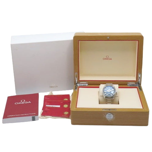 Seamaster Aqua Terra 150m 220.10.41.21.03.001 Stainless Steel Automatic Watch, Purchased in May 2021, Blue and Silver