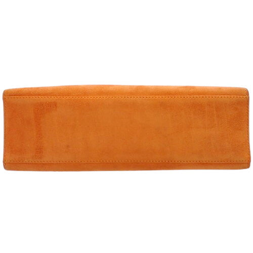 Kelly Pochette, Doblis leather, orange, gold hardware, □I stamp.