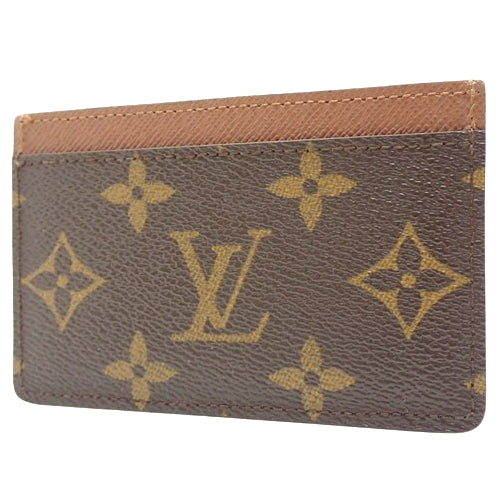 Monogram Porte Carte Sample Card Holder, Business Card Holder, Pass Case, Commuter Pass Case, Monogram Canvas, Armagnac, M61733 (Current as of August 2024)