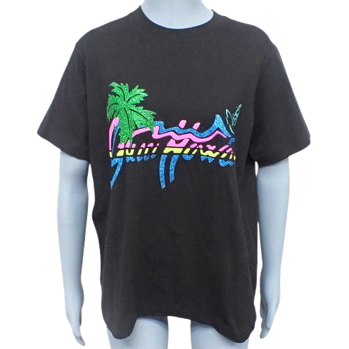 ハワイロゴ Tシャツ アパレル ファッション 半袖 HAWAII ラメプリント クルーネック S コットン 580762