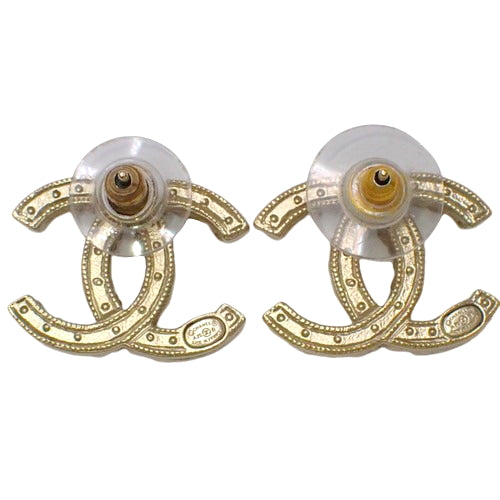 Cocomark Rhinestone and Pearl Earrings, Metal (GP), Faux Pearl, Rhinestone, Accessories, Jewelry