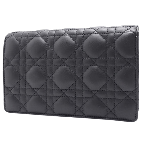 カナージュ My Dior デイリーチェーンポーチ 2WAY 肩掛け 斜め掛け クラッチ ショルダーウォレット ラムスキン S0937ONMJ_M900(2024年8月現在現行品)