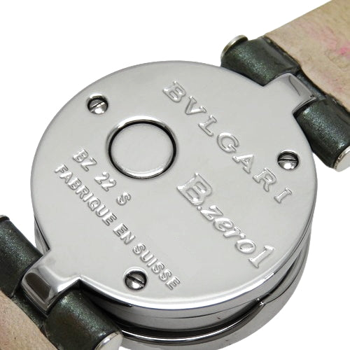 B-zero1 Watch BZ22S SS/Leather Quartz B-zero1 Black Metallic