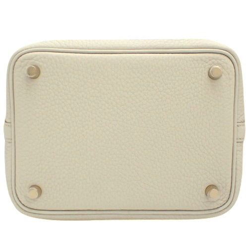 [New] Picotin Lock PM, Toron Clemence, Beton, Gold Hardware, B stamp.