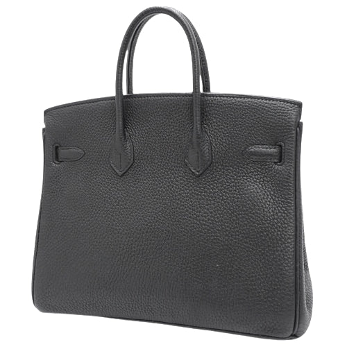 Birkin 25 Togo Tote Bag with Palladium and Silver Hardware, □L Stamp