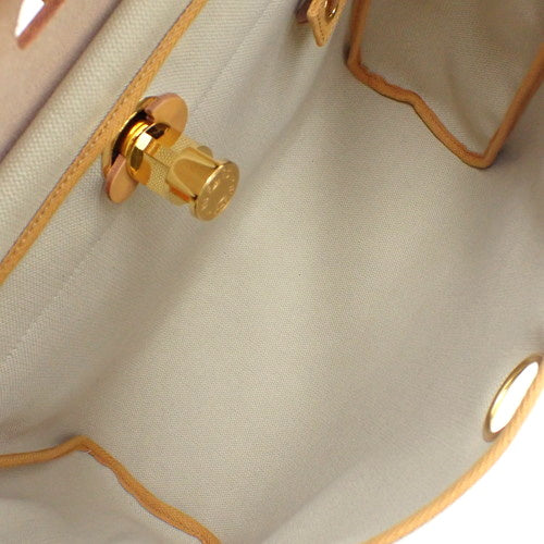 [Unused]  Alerbag Zip PM, Toile Ash leather, beige, black, brown, gold hardware, B stamp.