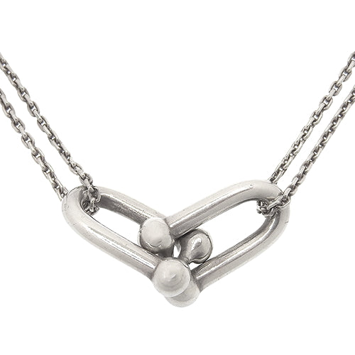 ラージ ダブル リンク ペンダント シルバー925 Sv アクセサリー ジュエリー