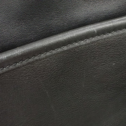 2WAY Leather Handbag, NERO (Black), 2VG033, Shoulder Bag, Crossbody Bag, Business Bag, Briefcase