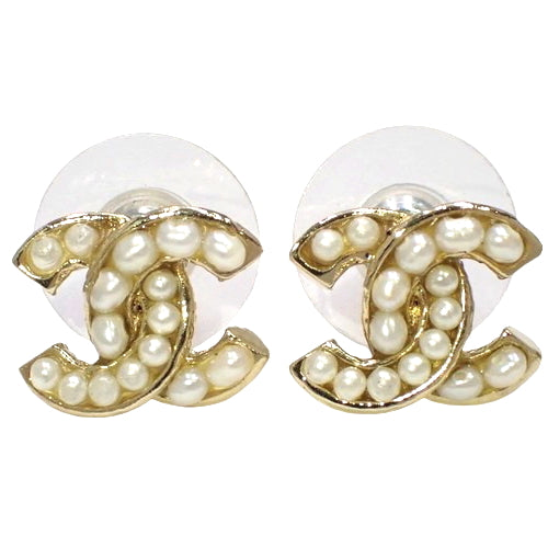 Cocomark Pearl Earrings Metal (GP) Faux Pearl Accessories Jewelry