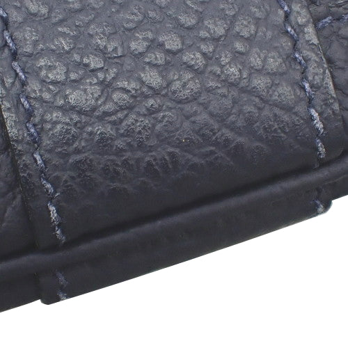 Garden Party PM Bleu Nuit Negonda Handbag in Palladium with Silver Hardware and Y Stamp