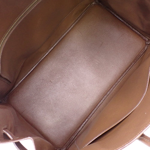 Birkin 40 Havana Couchvel Gold Hardware A Stamped Tote Bag