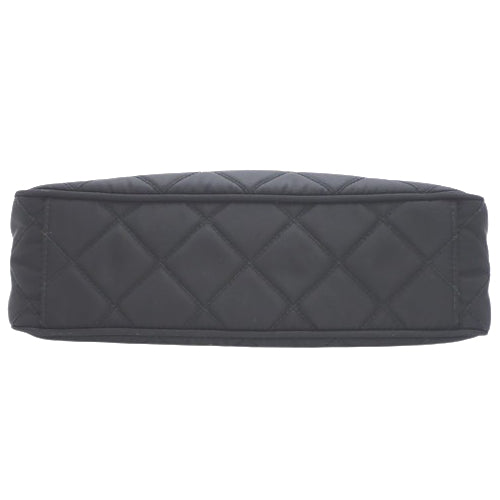 Quilted 2-way shoulder bag, nylon, TESSUTO IMPUNTU NERO (black), 1BH026 2AS3 F0002, chain bag, shoulder bag, crossbody bag.