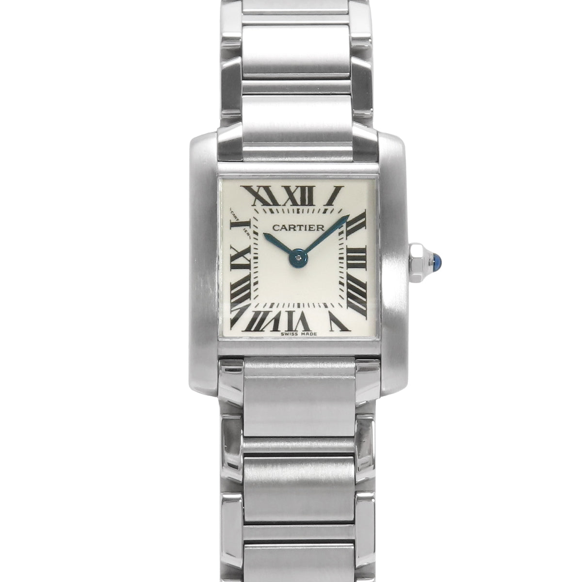 Tank Française SM W51008Q3 Stainless Steel Quartz White Silver
