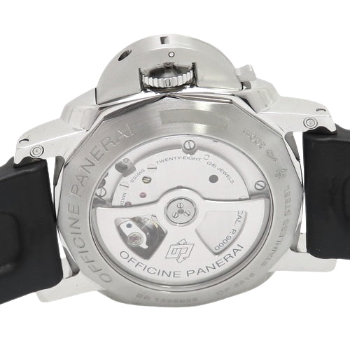 【保証書付】ルミノールマリーナ1950 PAM00359 SS/ラバー ステンレス 自動巻き 2010年11月購入 ブラック ブラック
