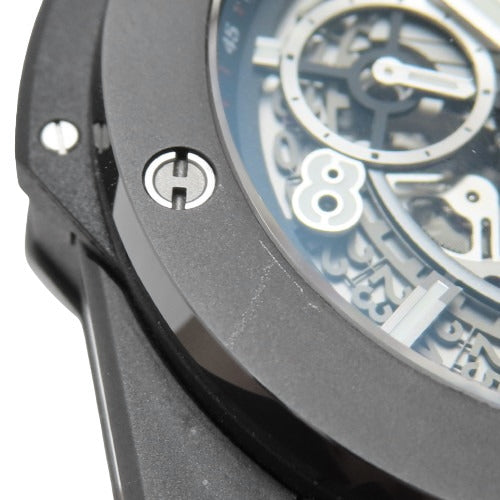 [2022 Warranty] Big Bang Unico Black Magic 441.CI.1170.RX CE/Rubber Automatic Watch, Purchased in March 2022, Black