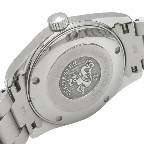 Seamaster Aqua Terra 150 2518.50 Stainless Steel SS Quartz Black Silver