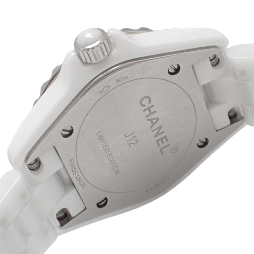 【保証書付】J12 H4466 CE/SS クオーツ ソフトピンク 29ｍｍ 1200本限定 2015年7月購入 ホワイト ホワイト