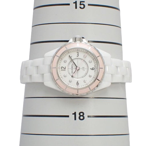 [含保修] J12 H4466 CE/SS 石英 柔粉色 29mm 限量版 1200 件 2015 年 7 月购买 白色 白色