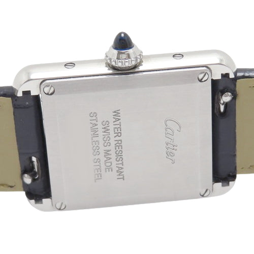 [2023 Warranty] Tank Mast SM WSTA0071 SS Stainless Steel/Crocodile Quartz Movement Purchased February 2023 Black