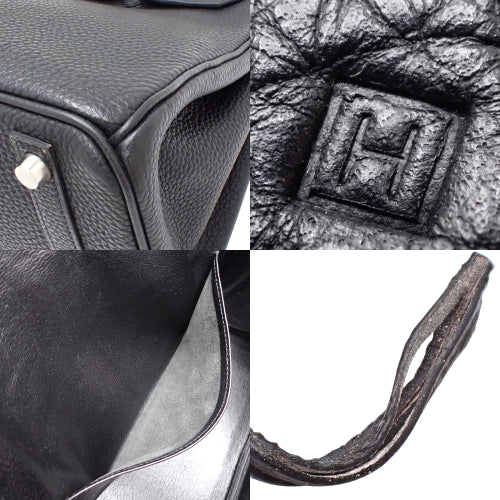 バーキン 30 トゴ パラジウム金具 ブラック シルバー金具 □H刻印