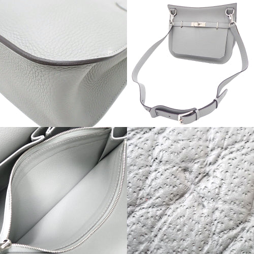 Gipsyère 28, Triomphe Clemence leather, palladium hardware, Grimett (silver) hardware, X stamp.