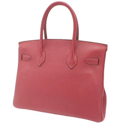 Birkin 30 Togo, Palladium hardware, Ruby, Silver hardware, □N stamp