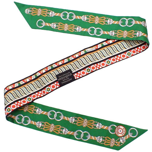 Harnais en Rosace (Rosette Harness) Twilly - Apparel, Fashion Accessory, Bag Accessory, Silk