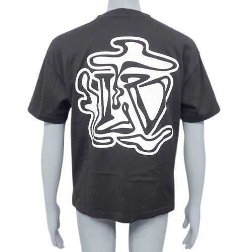 スモーク プリンテッド Tシャツ アパレル ファッション 衣類 半袖 S コットン