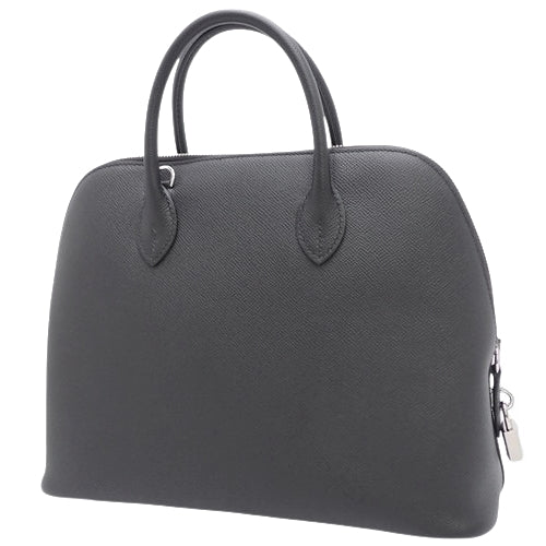 [New] Bolide 1923 30, Epsom calfskin, palladium hardware, black, silver hardware, B stamp.