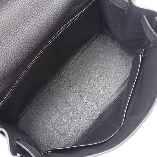 [New] Kelly 28 (inner-stitched) Togo leather, palladium hardware, black, silver hardware, W stamp.
